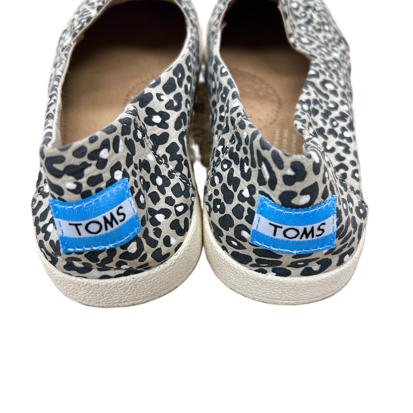 Leopard Print Shoes Flats By Toms, Size: 6.5
