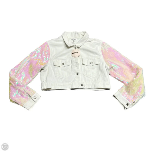 Jacket Denim By Wildhoney In White, Size: L