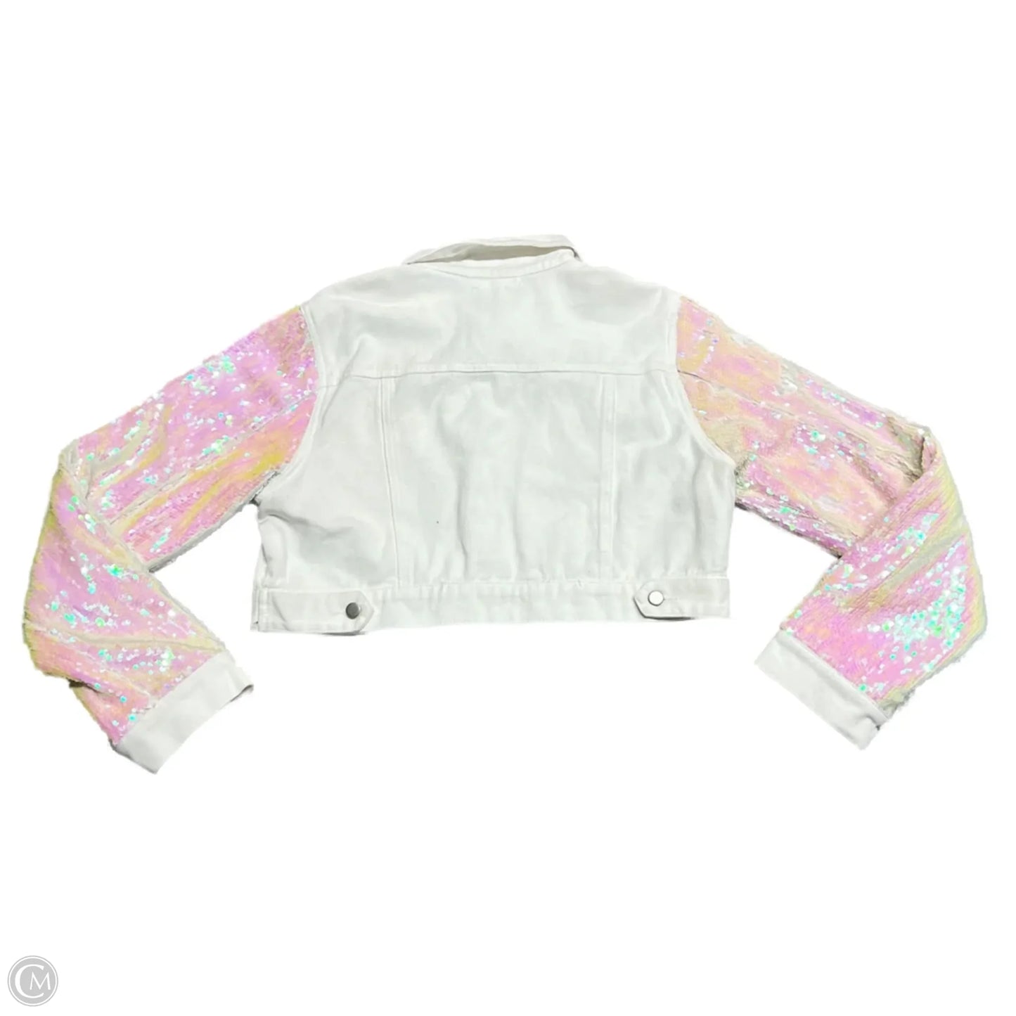 Jacket Denim By Wildhoney In White, Size: L