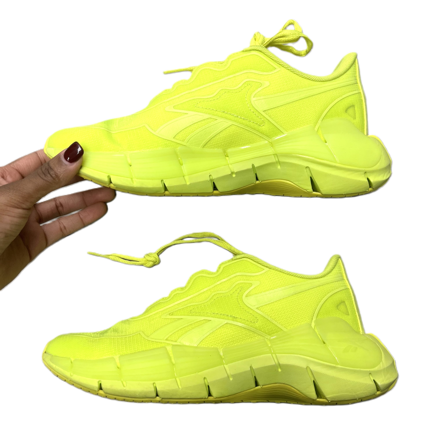 Shoes Athletic By Reebok In Neon, Size: 6.5