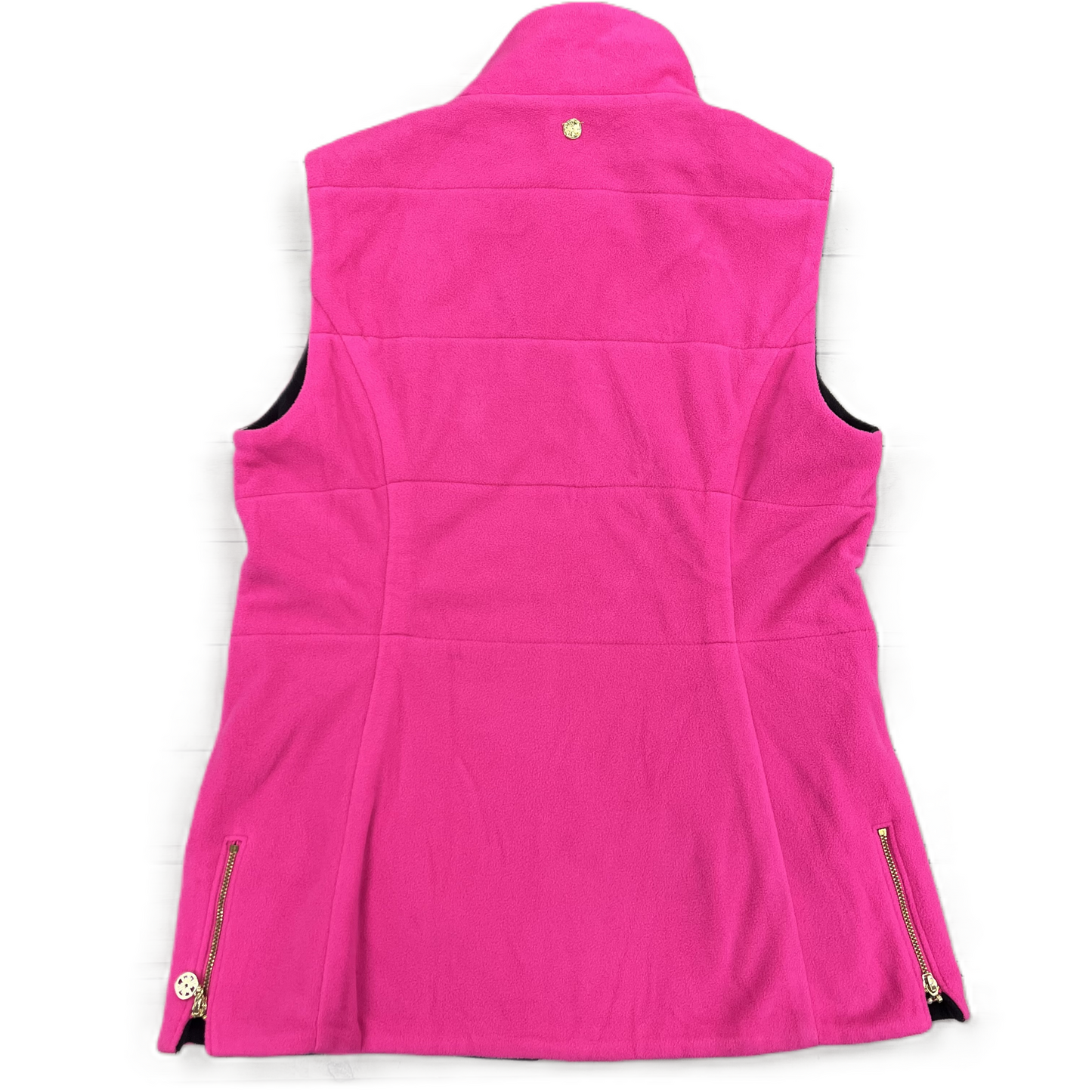 Vest Designer By Lilly Pulitzer In Black & Pink, Size: S