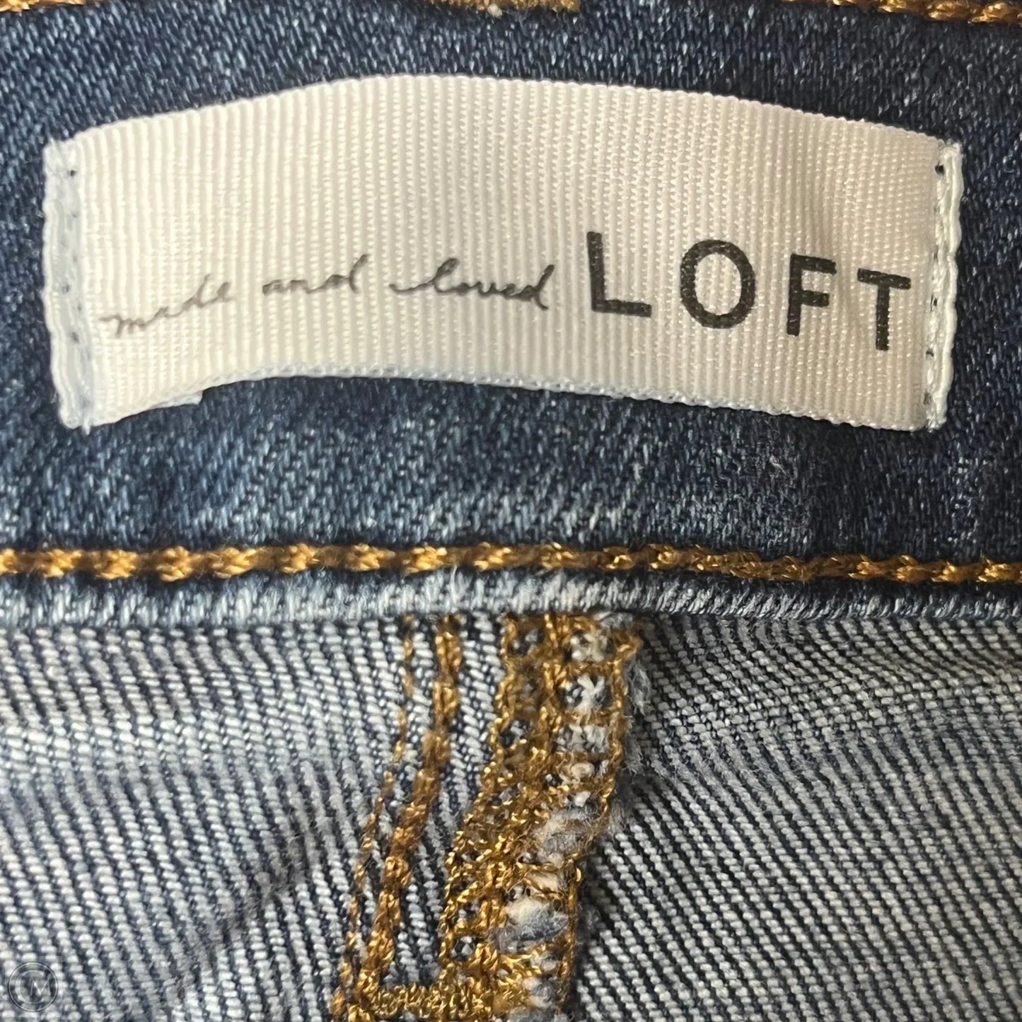 Jeans Flared By Loft In Blue, Size: 0