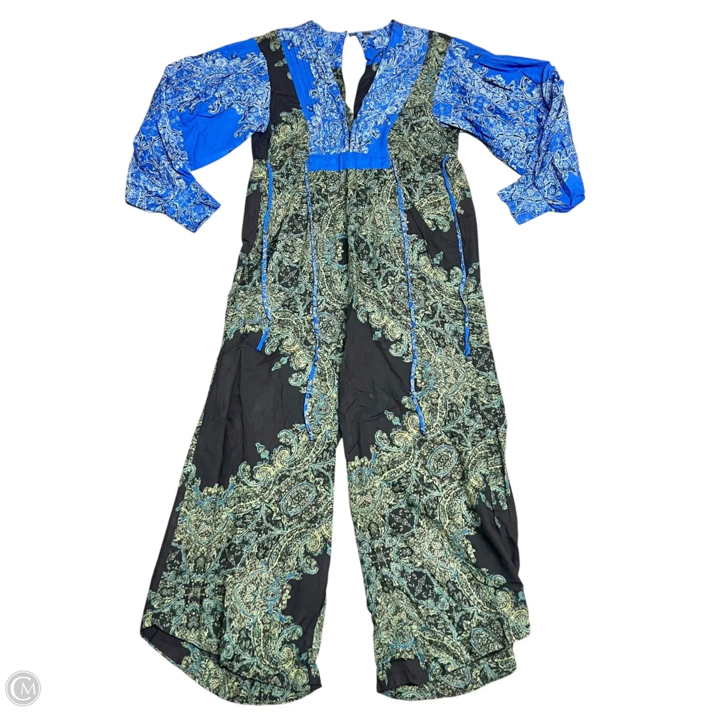 Jumpsuit By Free People In Blue & Green, Size: M
