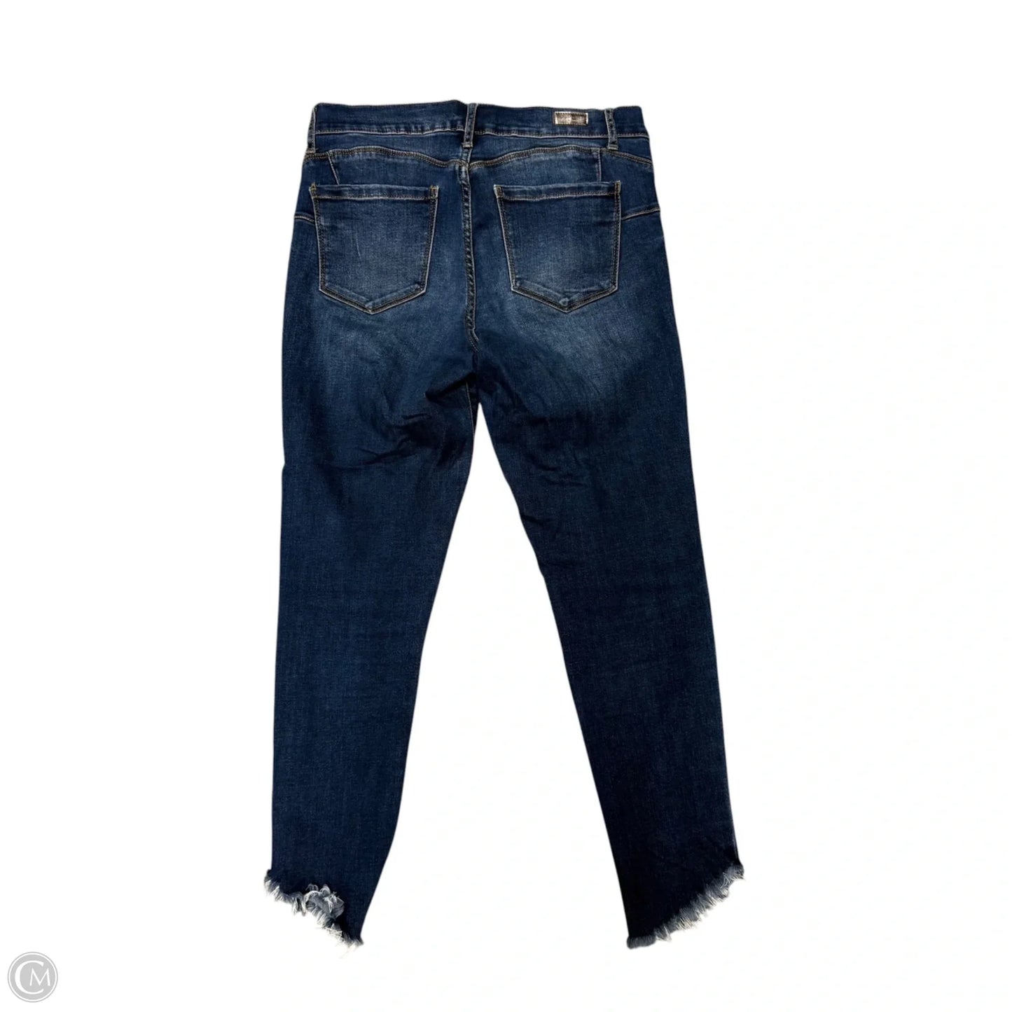 Jeans Cropped By Juicy Couture In Blue Denim, Size: 10