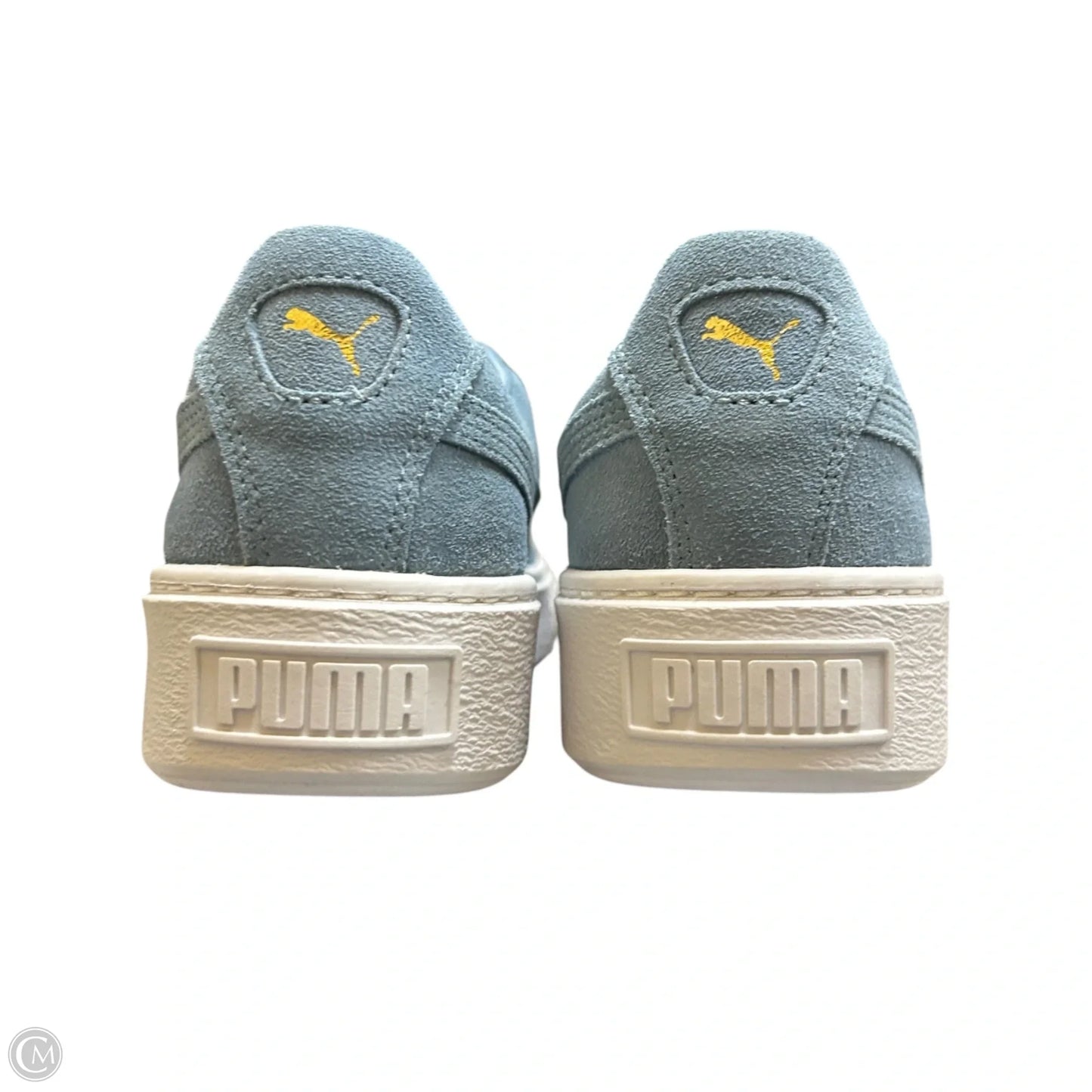 Shoes Sneakers By Puma In Blue, Size: 10