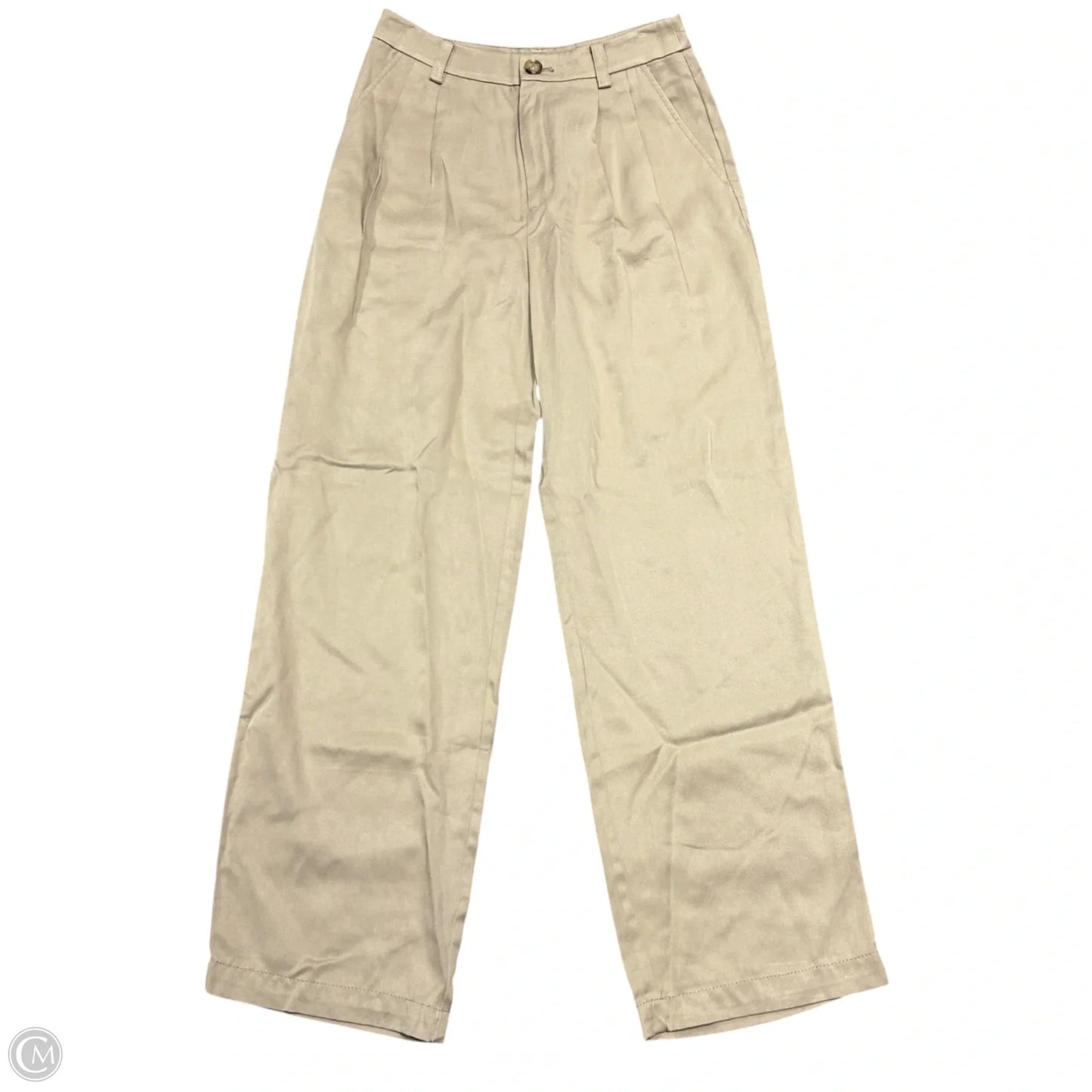 Pants Linen By Loft In Tan, Size: 0p