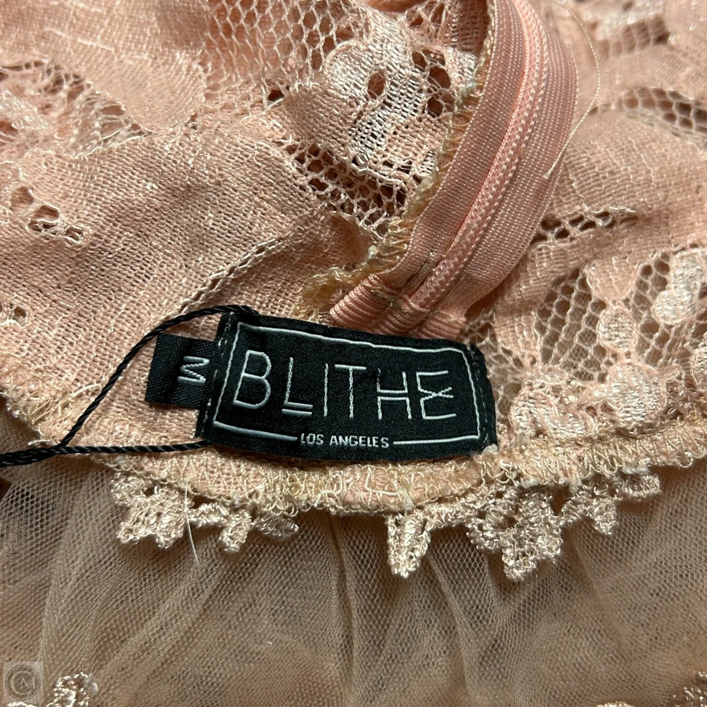 Top 3/4 Sleeve By Blithe In Pink, Size: M