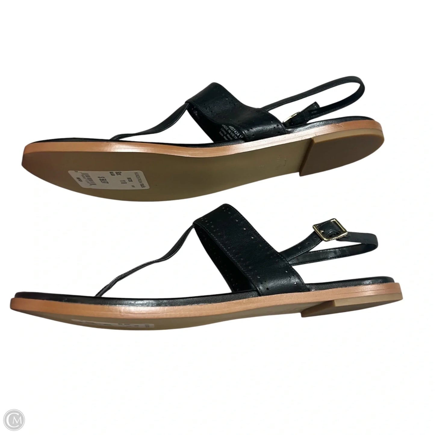 Sandals Flats By Cole-haan In Black, Size: 11