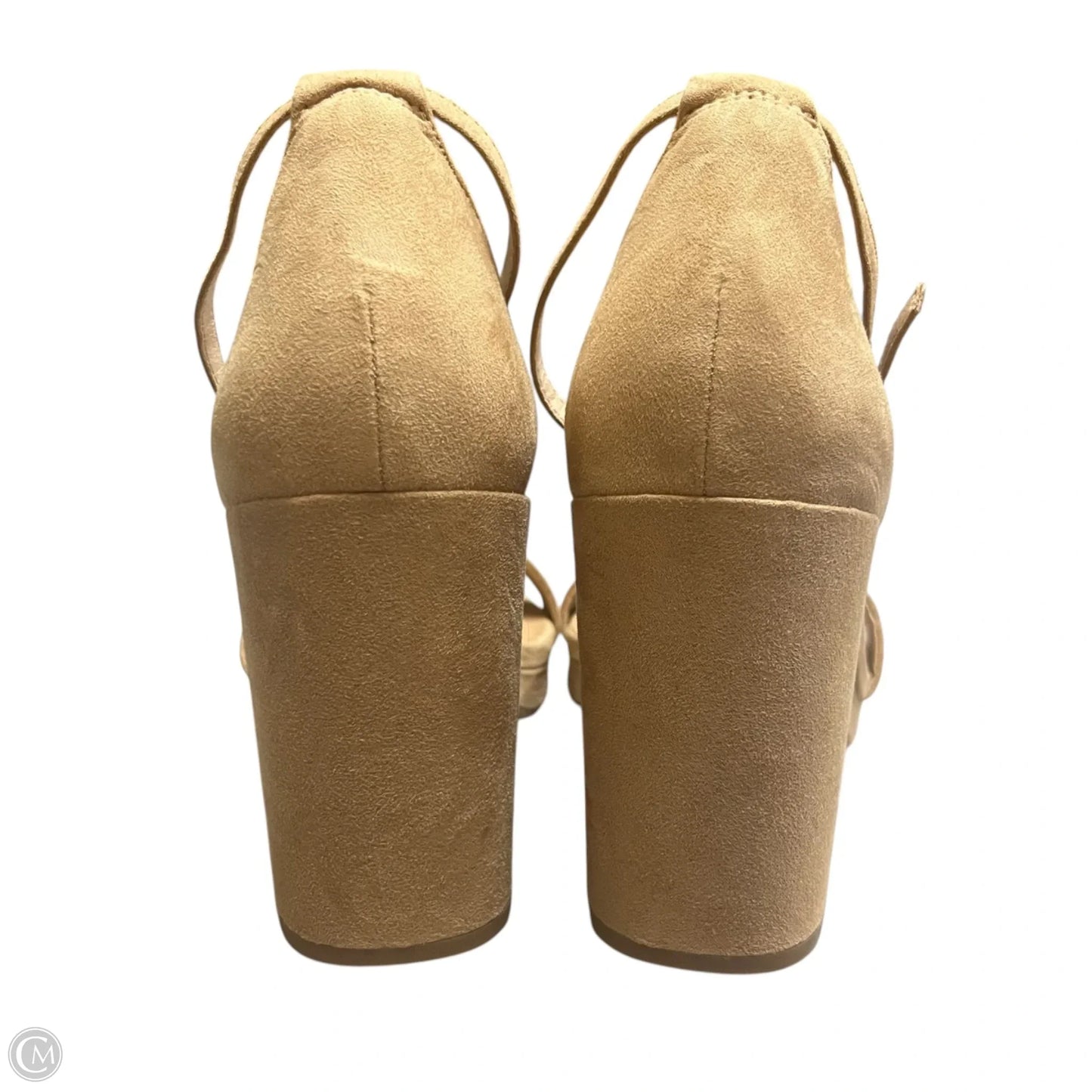 Shoes Heels Block By Torrid In Tan, Size: 10