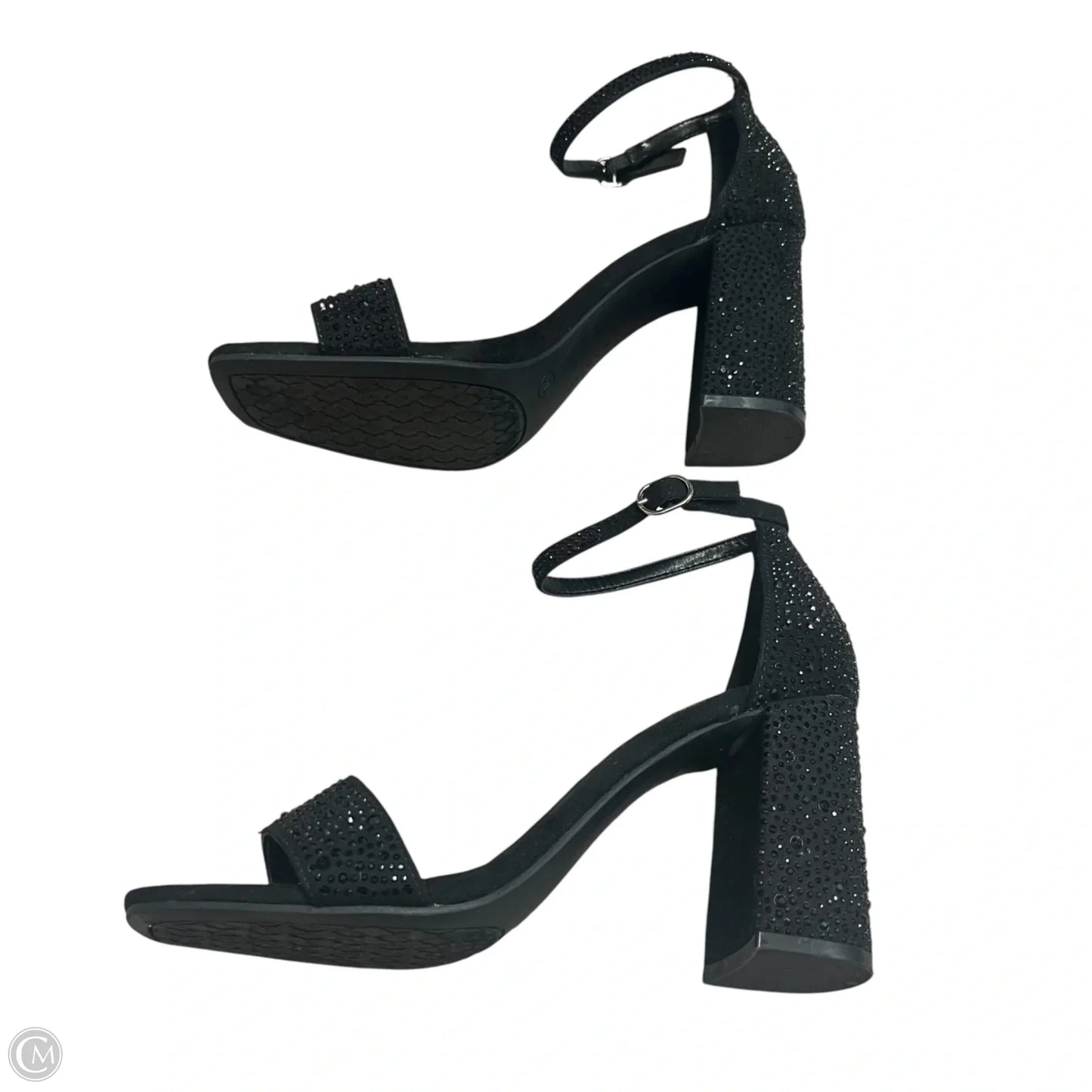 Shoes Heels Block By Kelly And Katie In Black, Size: 7