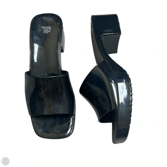 Sandals Heels Block By Wild Fable In Black, Size: 7
