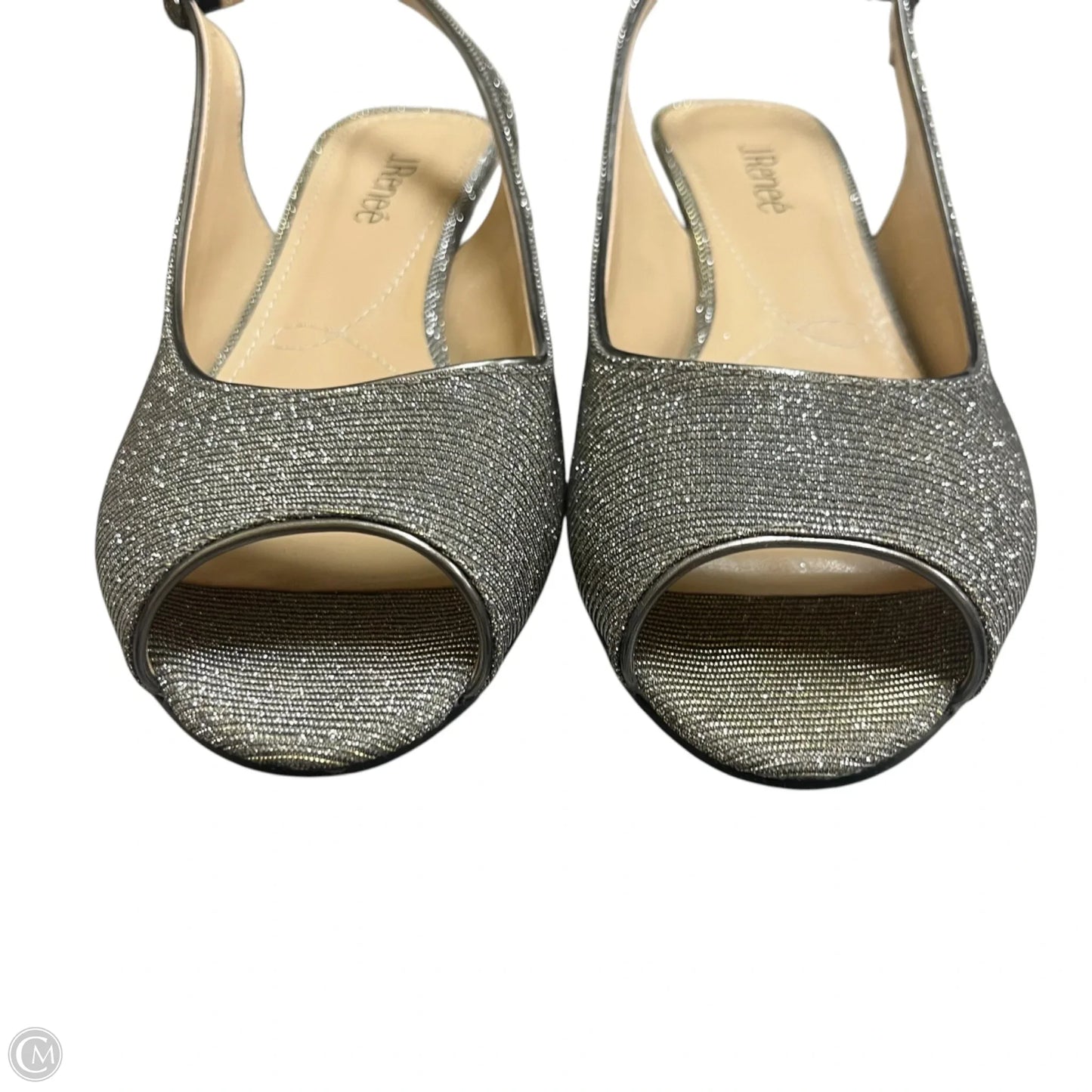 Shoes Heels Kitten By J Renee In Silver, Size: 11