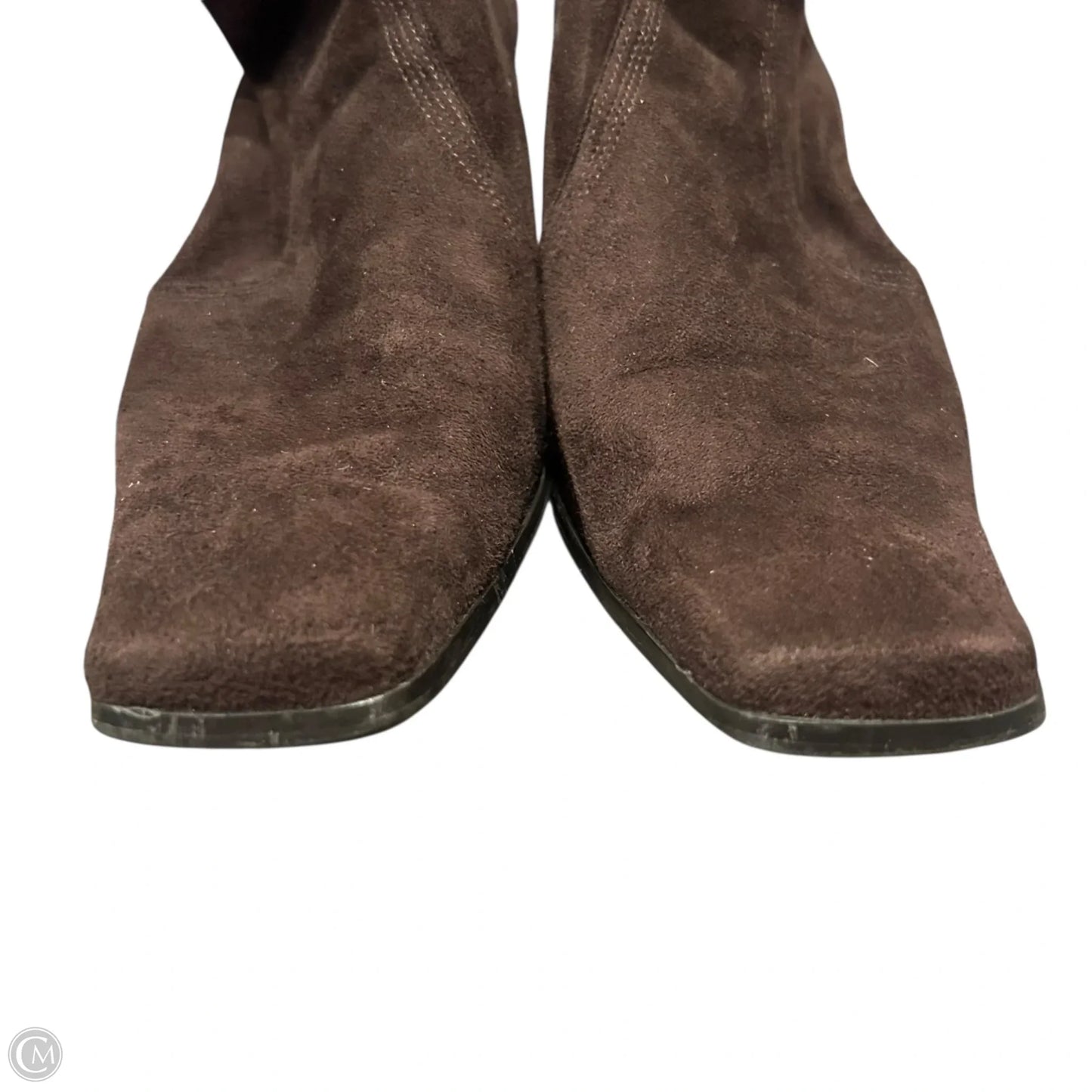 Boots Ankle Heels By Franco Sarto In Brown, Size: 11