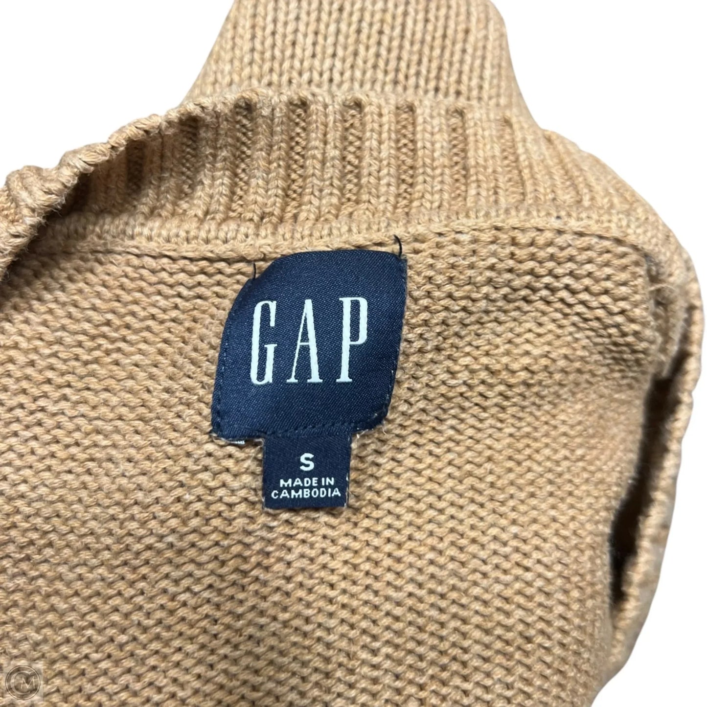 Sweater By Gap In Tan, Size: S