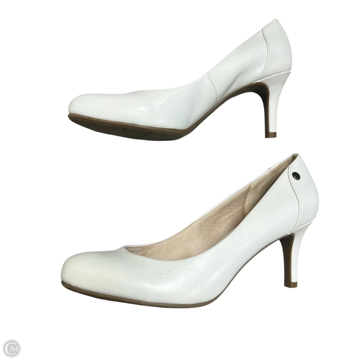 Shoes Heels Kitten By Life Stride In White, Size: 7.5
