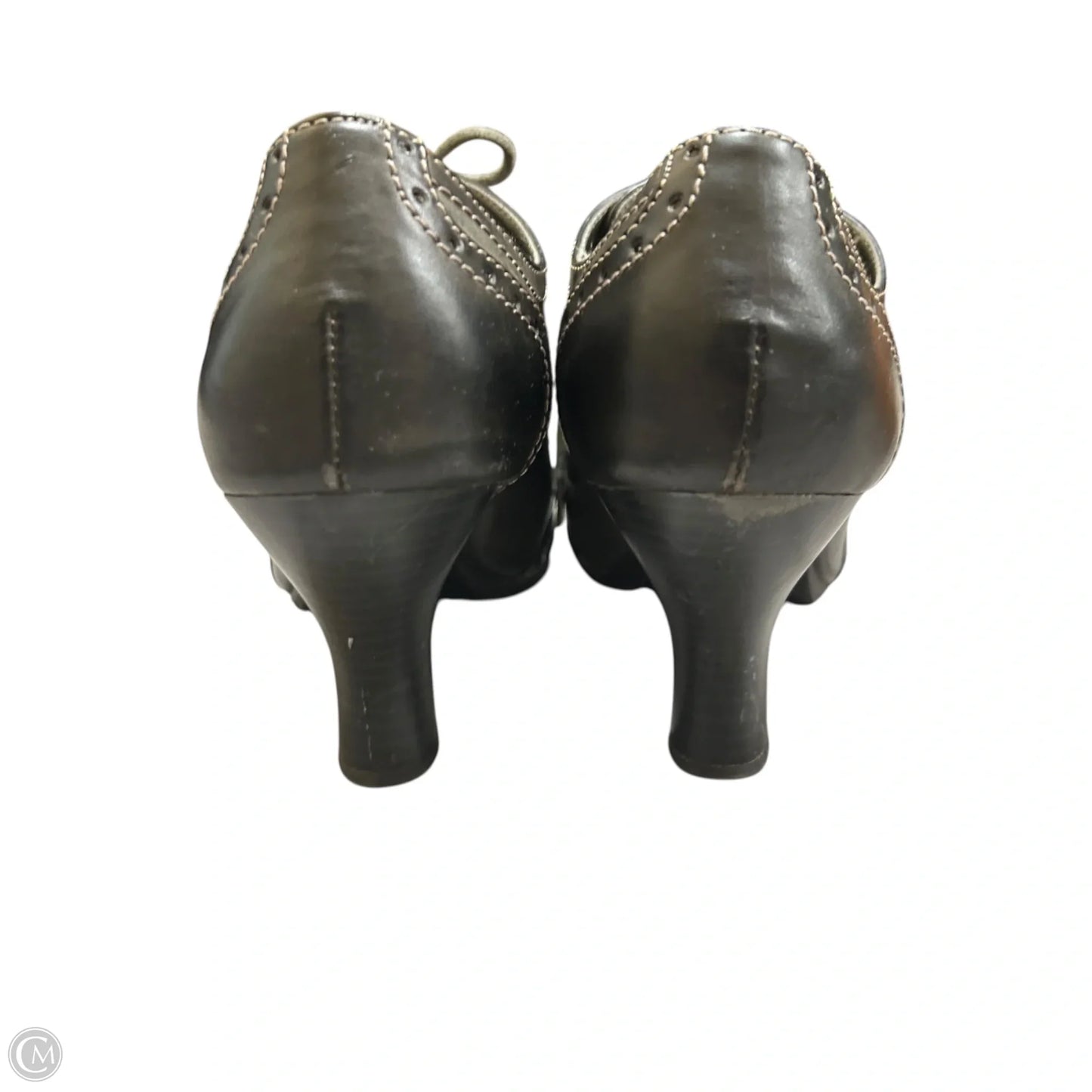 Shoes Heels Kitten By Rialto In Grey, Size: 9