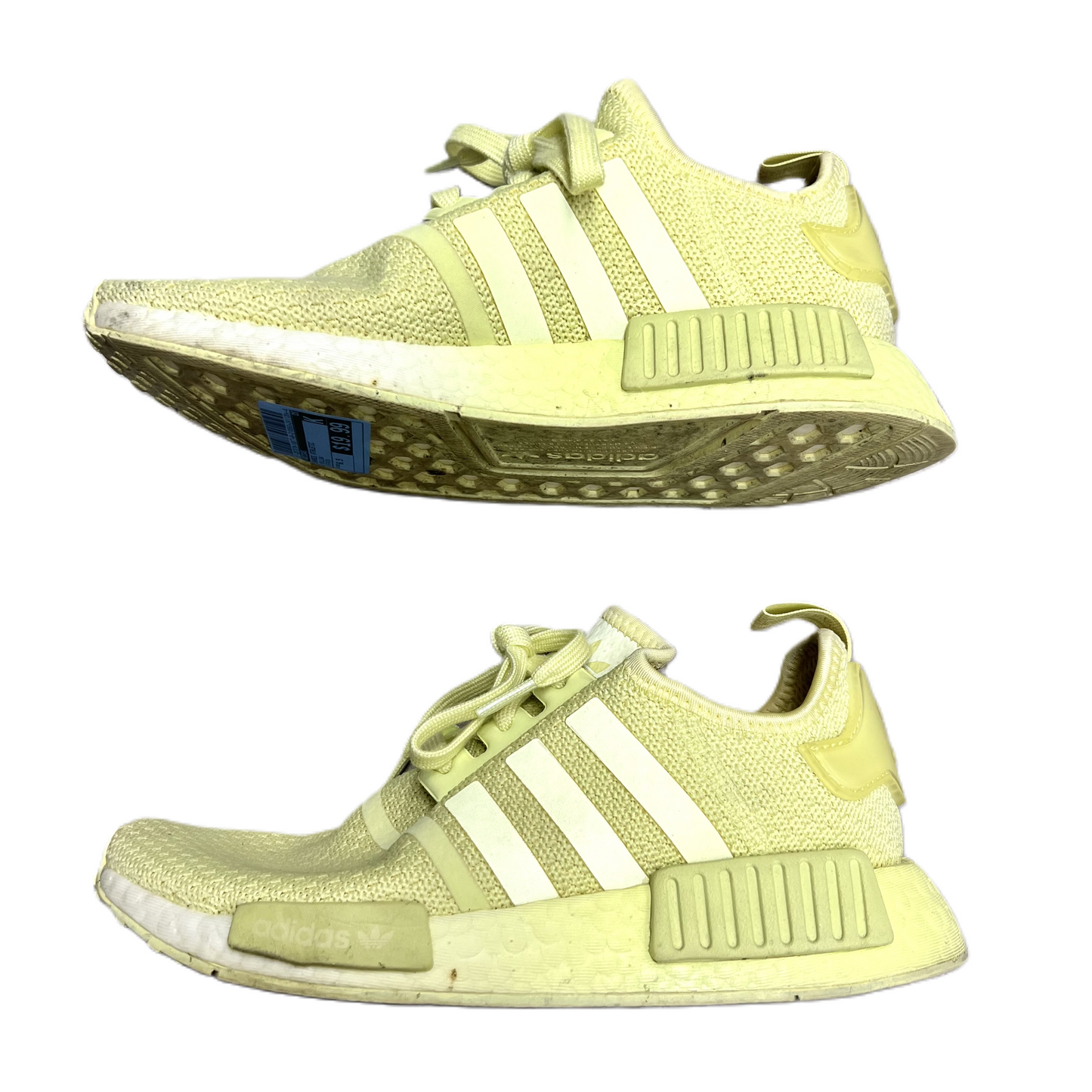 Shoes Athletic By Adidas In Yellow, Size: 6.5