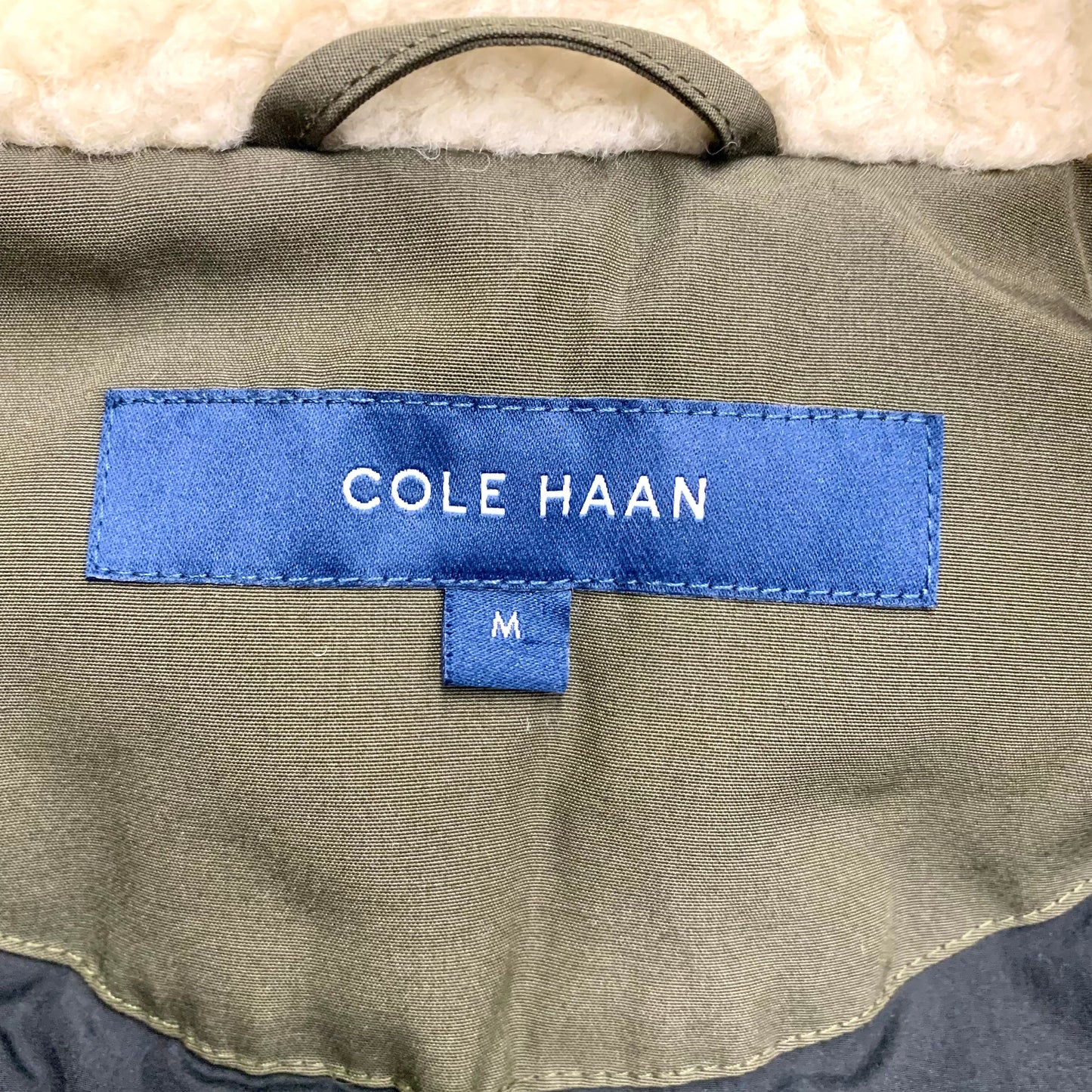 Coat Puffer & Quilted By Cole-haan In Green, Size: M