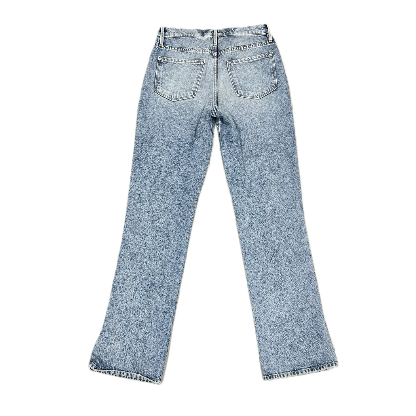 Jeans Straight By Frame In Blue Denim, Size: 2