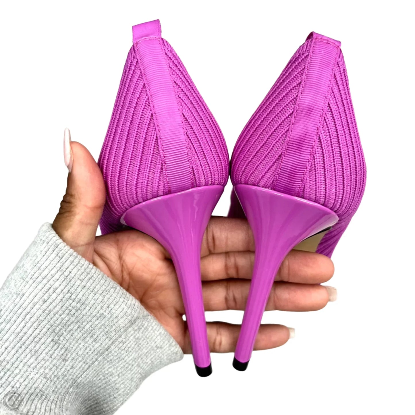 Shoes Heels Block By Mix No 6 In Purple, Size: 8