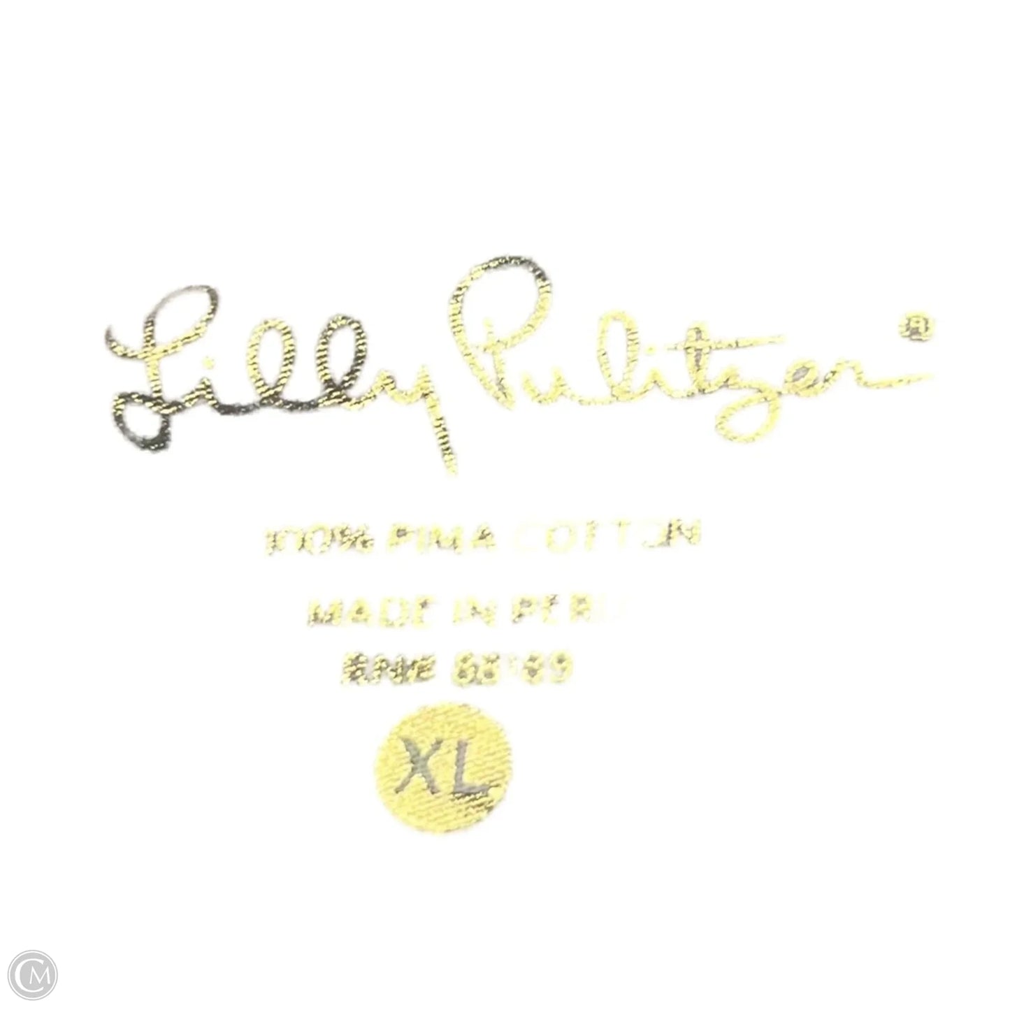 Dress Designer By Lilly Pulitzer In Blue & Green, Size: Xl