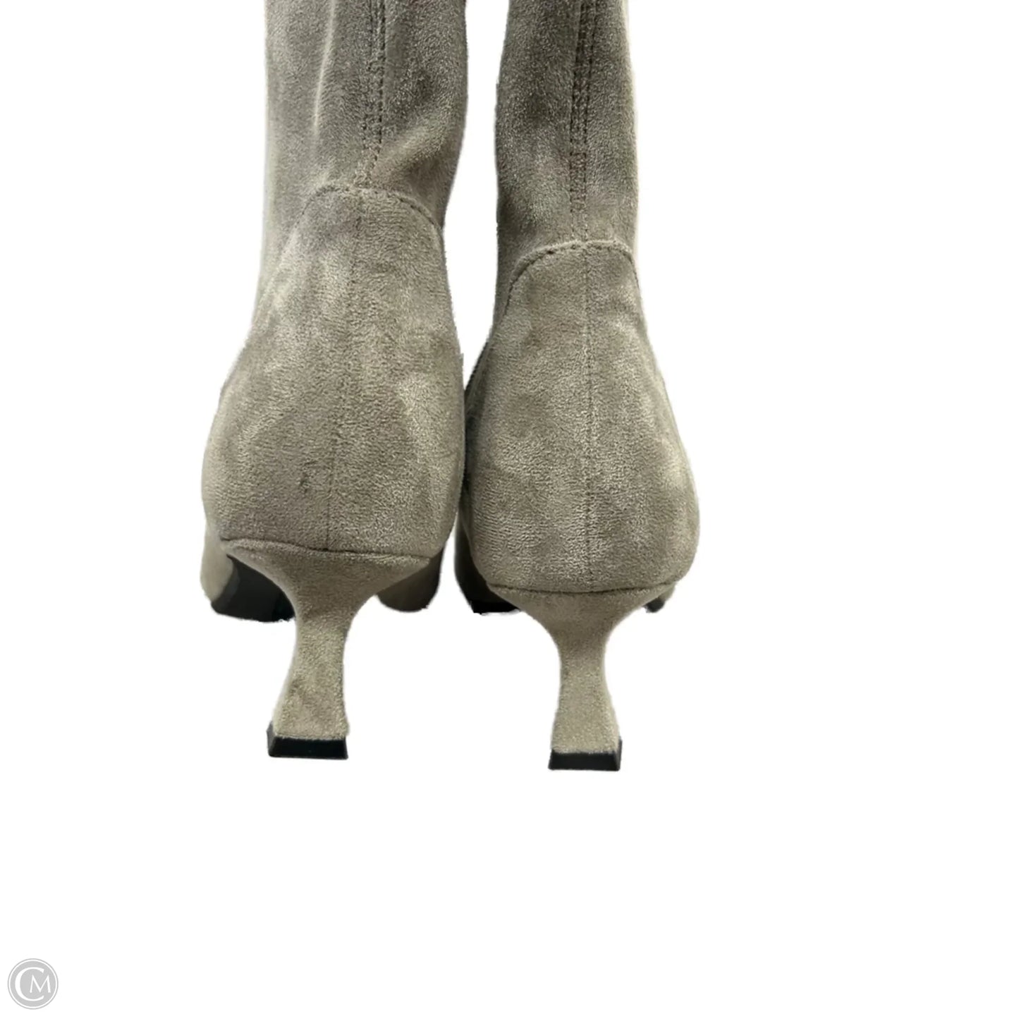 Boots Knee Heels By Kenneth Cole Reaction In Grey, Size: 8