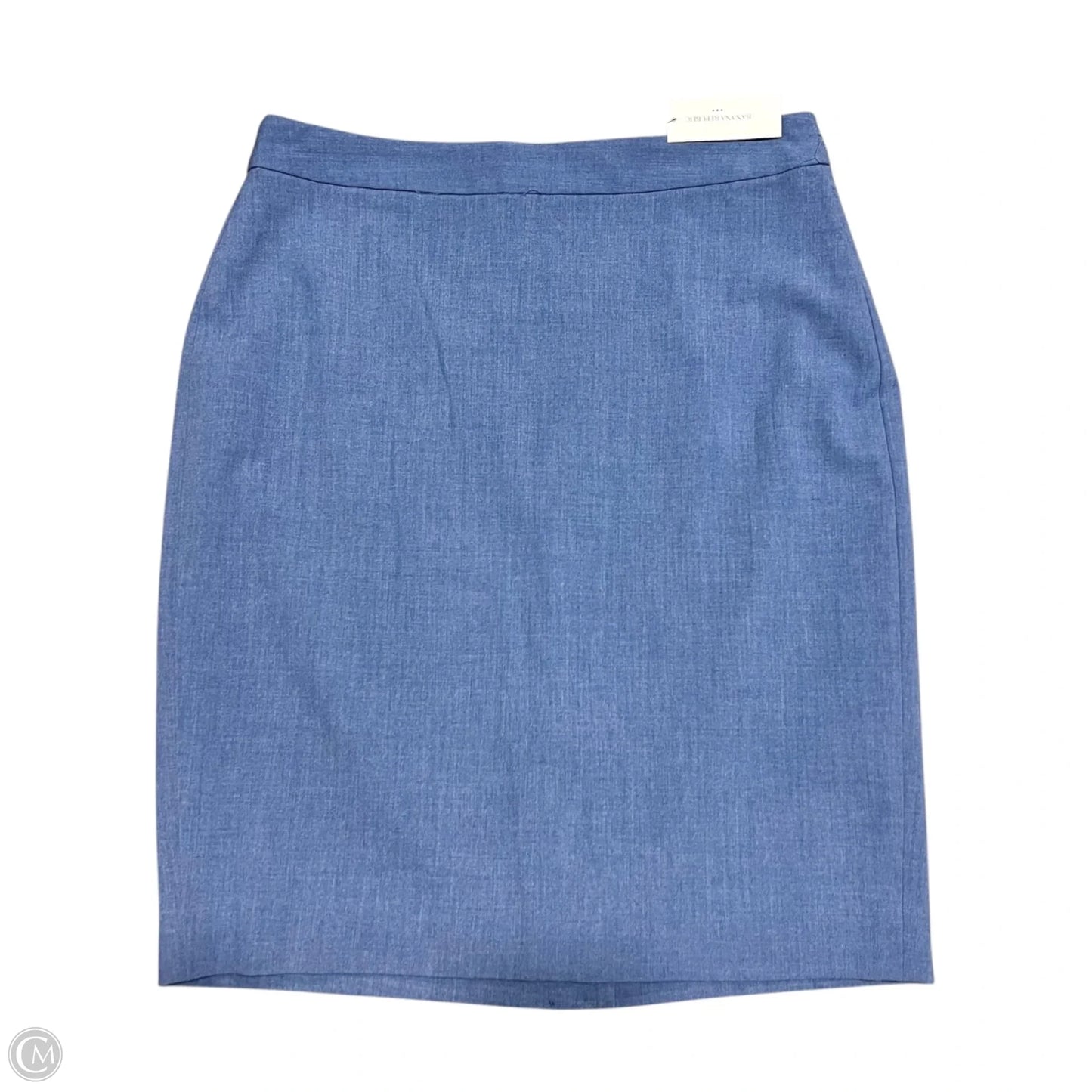 Skirt Midi By Banana Republic In Blue, Size: 6