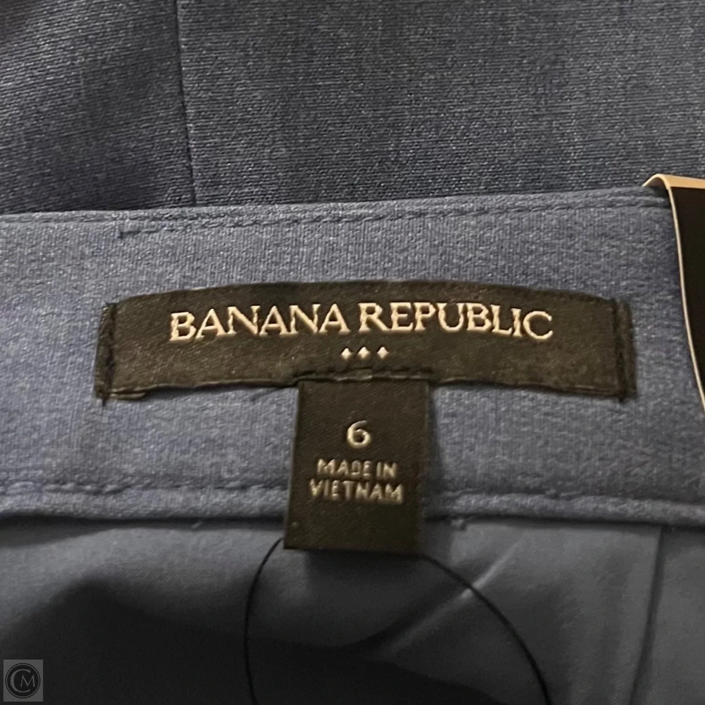 Skirt Midi By Banana Republic In Blue, Size: 6
