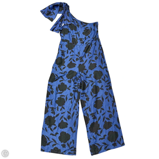 Jumpsuit By Kate Spade x Target In Black & Blue, Size: 12