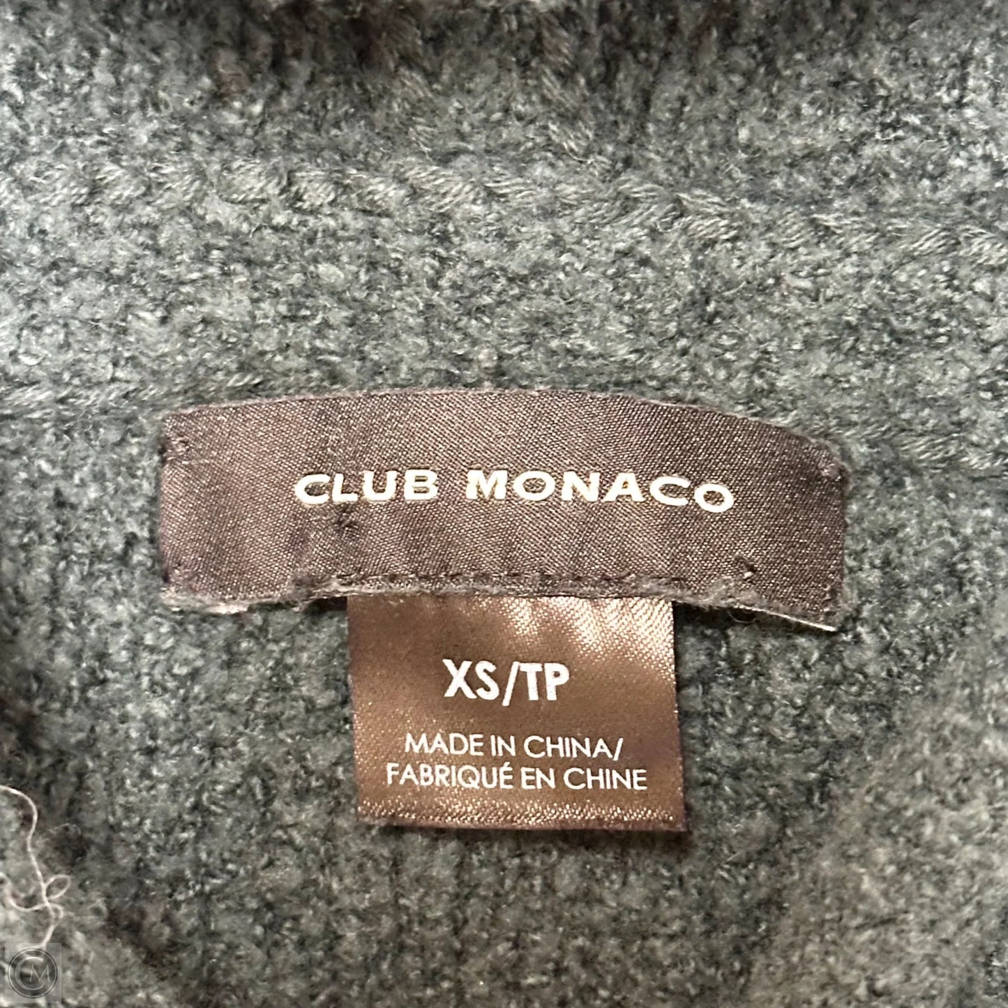 Sweatshirt Hoodie By Club Monaco In Green, Size: Xs