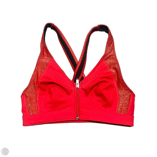 Athletic Bra By Victorias Secret In Gold & Red, Size: Xs