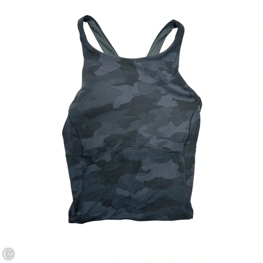 Athletic Tank Top By Lululemon In Camouflage Print, Size: 10