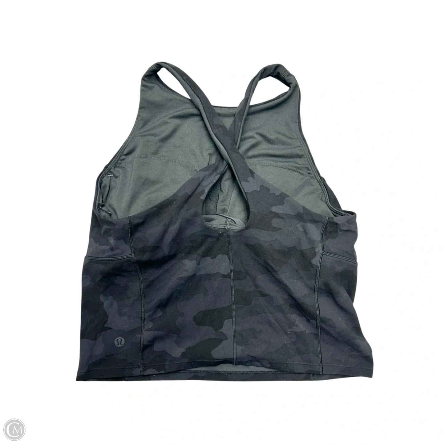 Athletic Tank Top By Lululemon In Camouflage Print, Size: 10