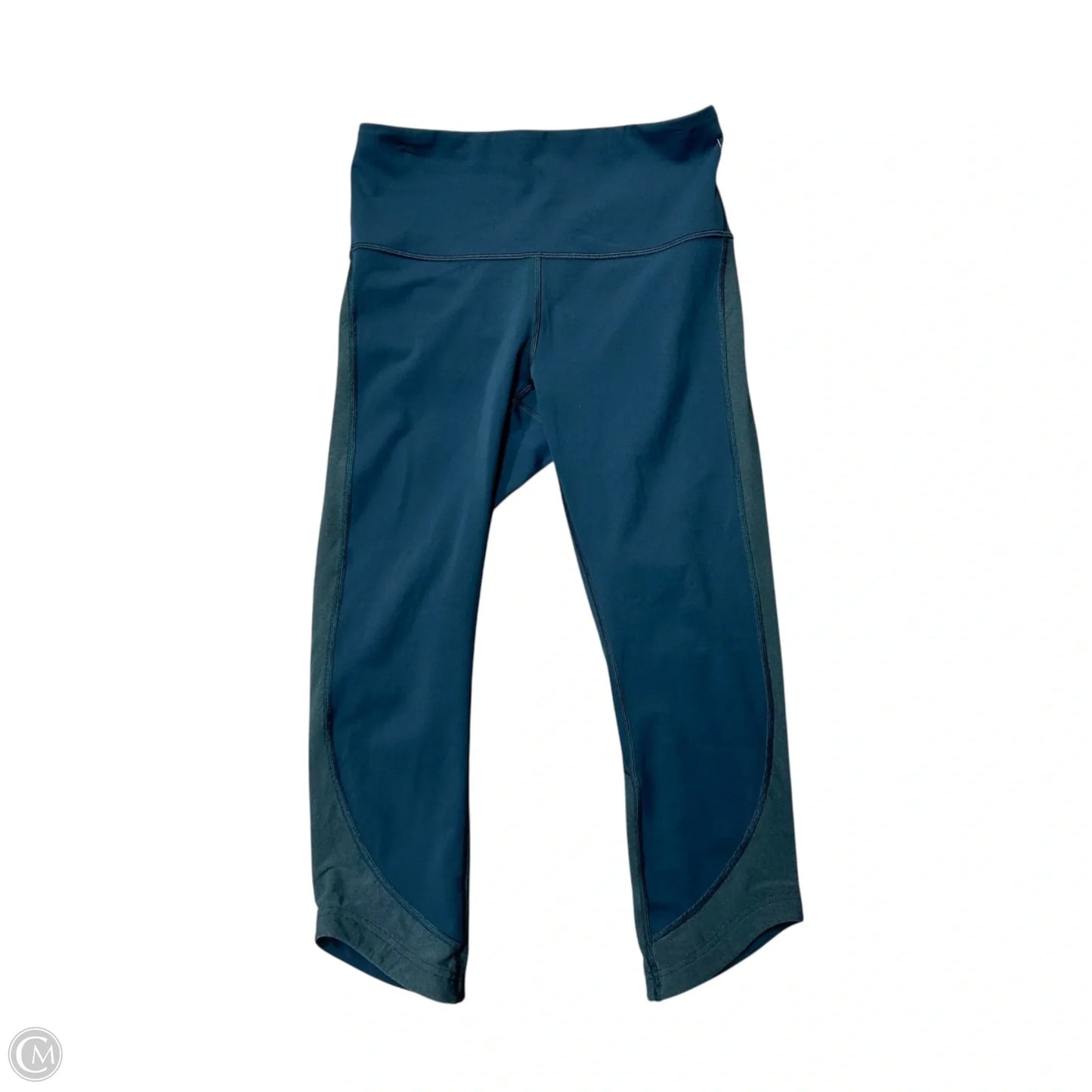 Athletic Leggings Capris By Lululemon In Teal, Size: 6