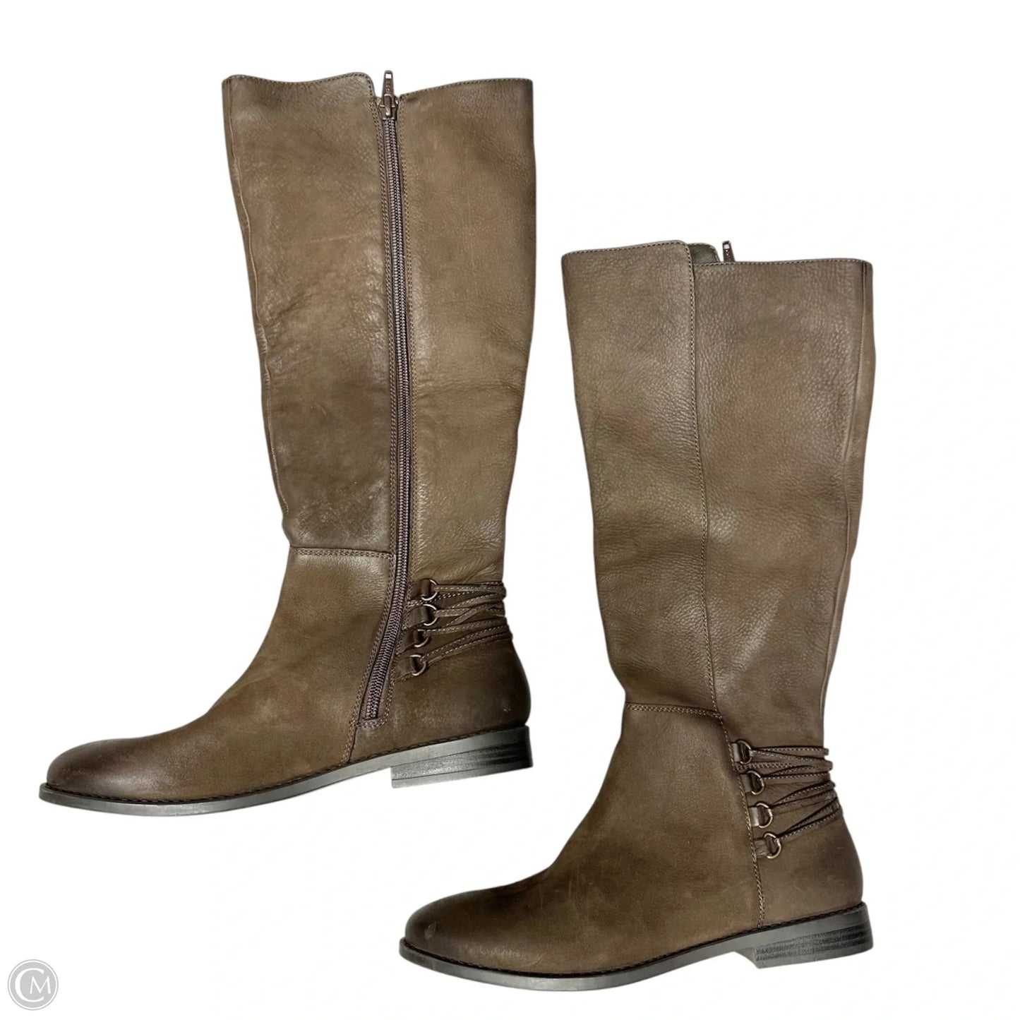 Boots Knee Flats By Steve Madden In Brown, Size: 8