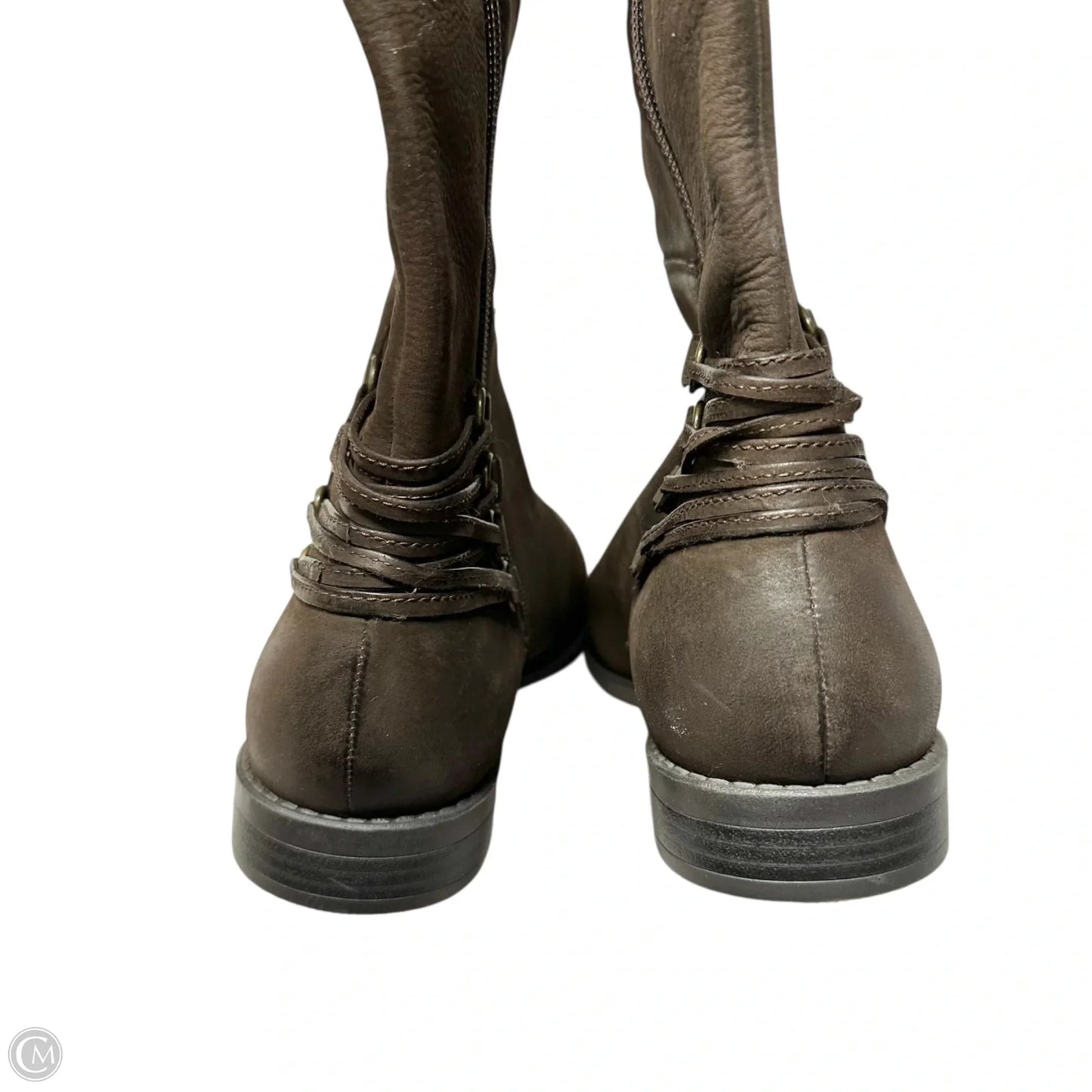 Boots Knee Flats By Steve Madden In Brown, Size: 8