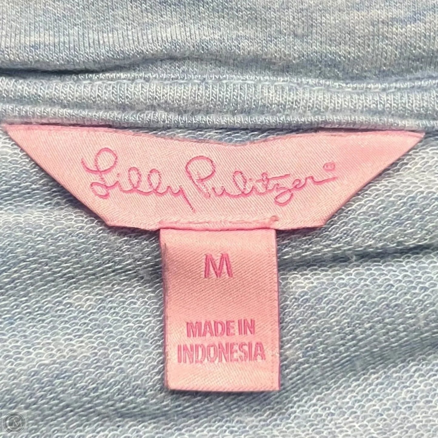 Top Long Sleeve Designer By Lilly Pulitzer In Blue, Size: M