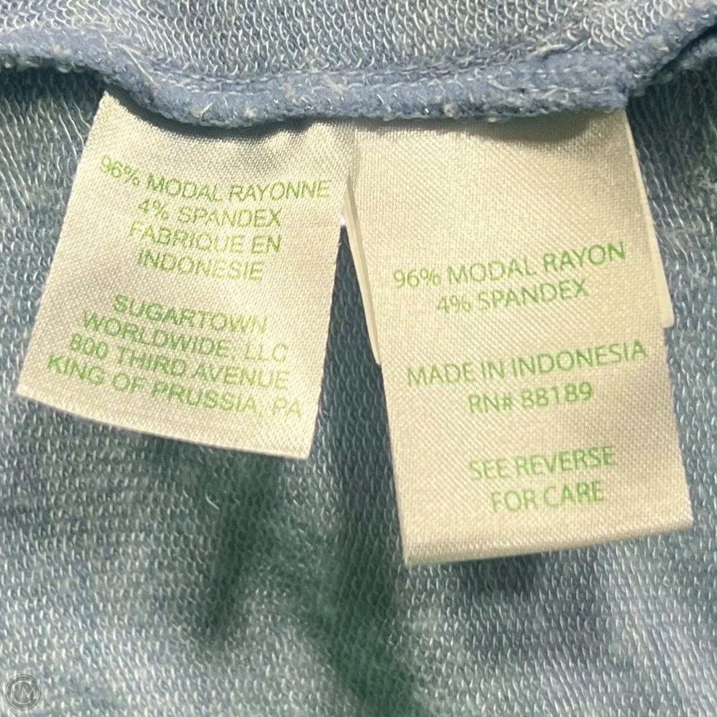 Top Long Sleeve Designer By Lilly Pulitzer In Blue, Size: M