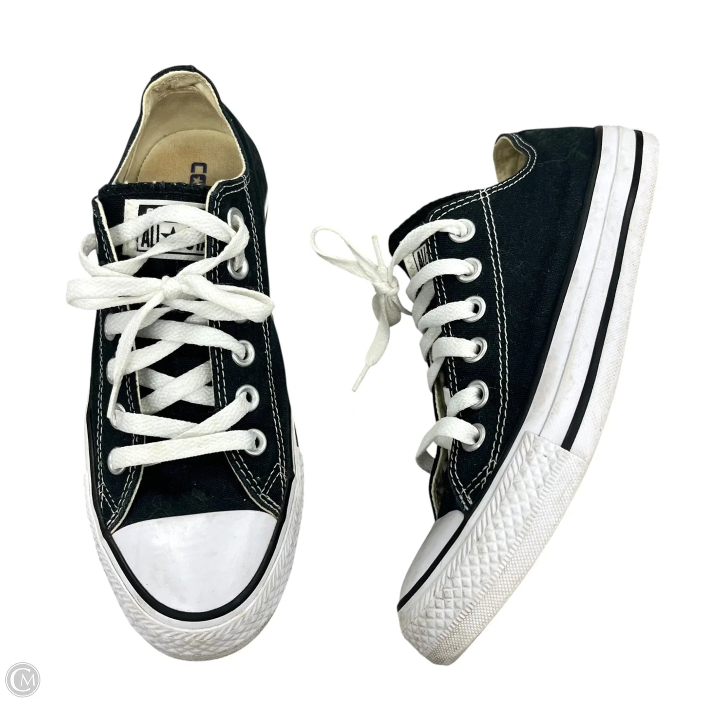 Shoes Sneakers By Converse In Black & White, Size: 7