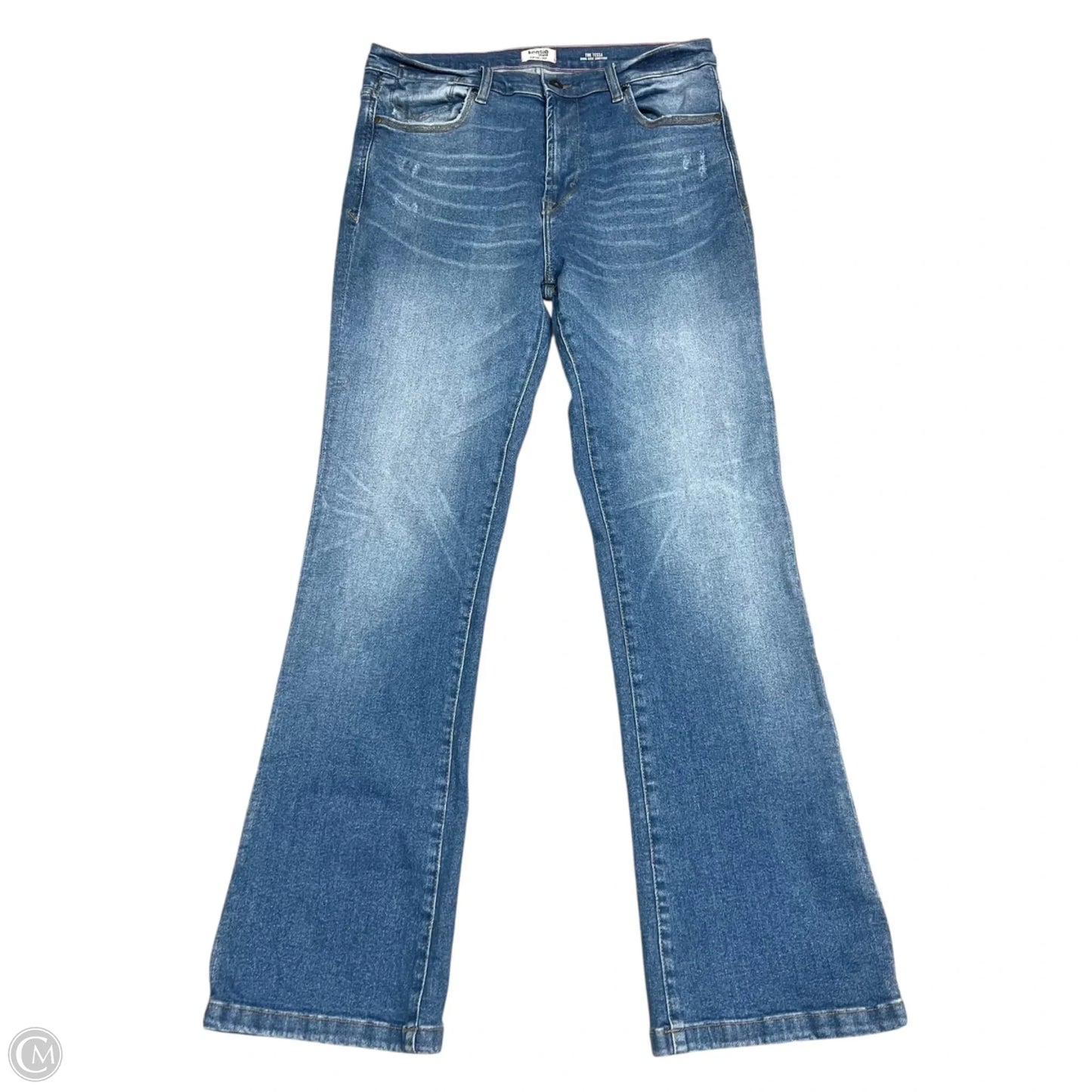Jeans Boot Cut By Kensie In Blue Denim, Size: 12