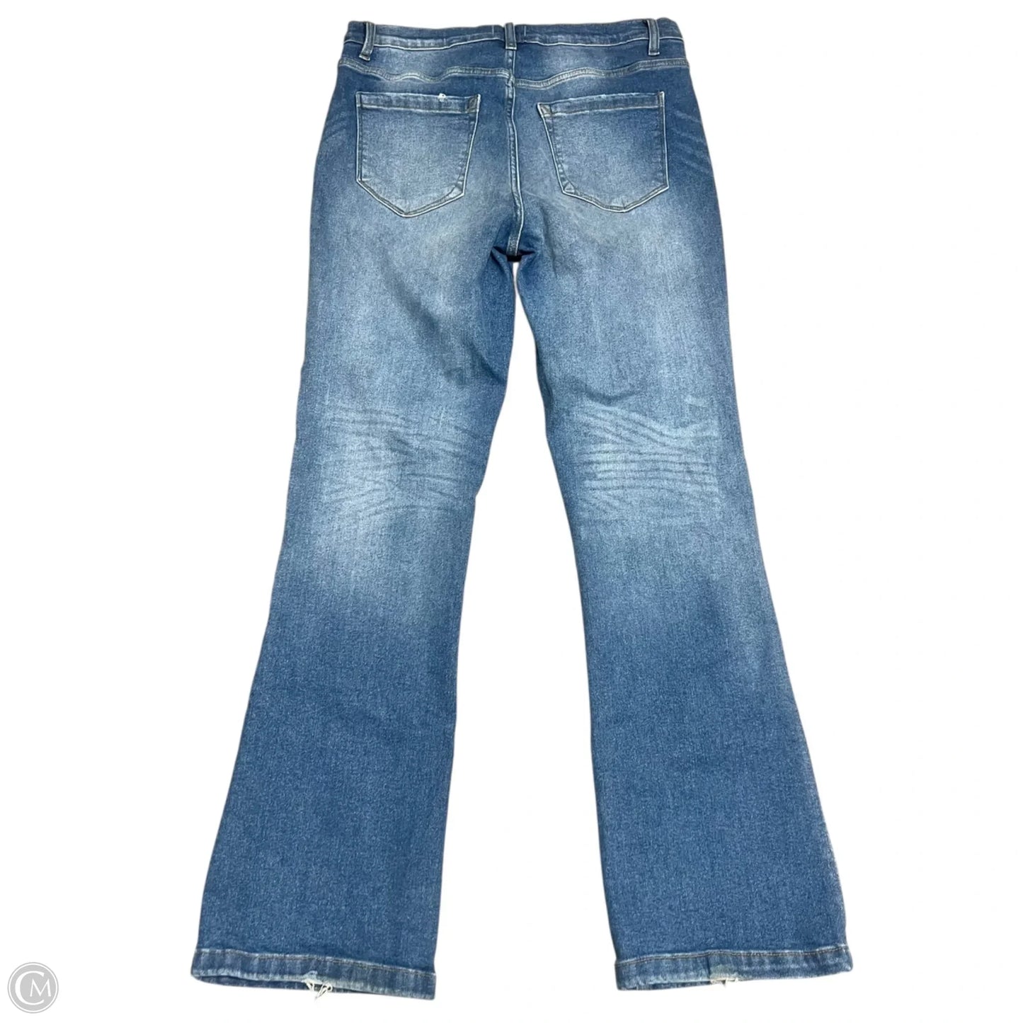 Jeans Boot Cut By Kensie In Blue Denim, Size: 12