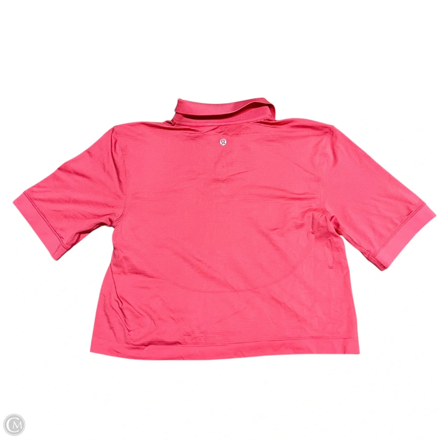 Athletic Top Short Sleeve By Lululemon In Pink, Size: 6