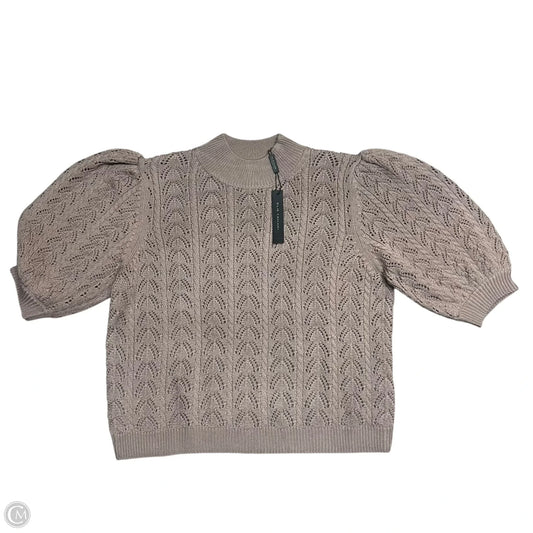 Sweater Short Sleeve By Elie Tahari In Mauve, Size: Xl