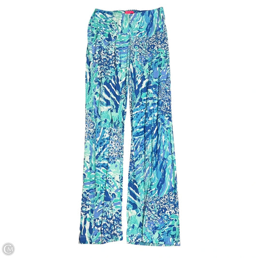 Pants Designer By Lilly Pulitzer In Blue & White, Size: Xxs