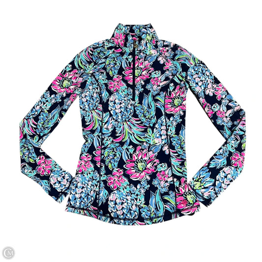 Jacket Designer By Lilly Pulitzer In Blue & Green, Size: Xxs