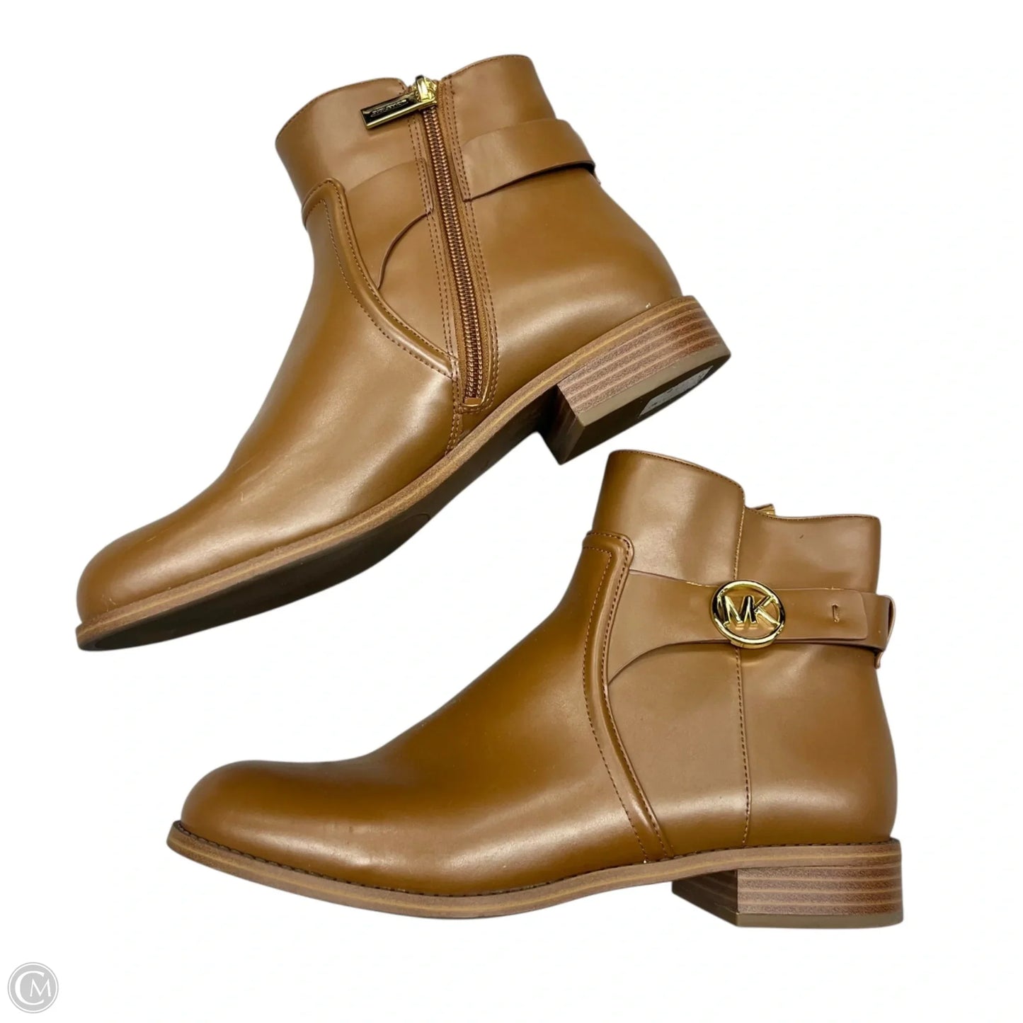 Boots Ankle Heels By Michael By Michael Kors In Brown, Size: 8.5