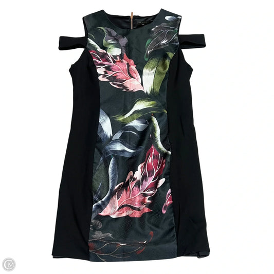 Dress Party Midi By Ted Baker In Black, Size: 6