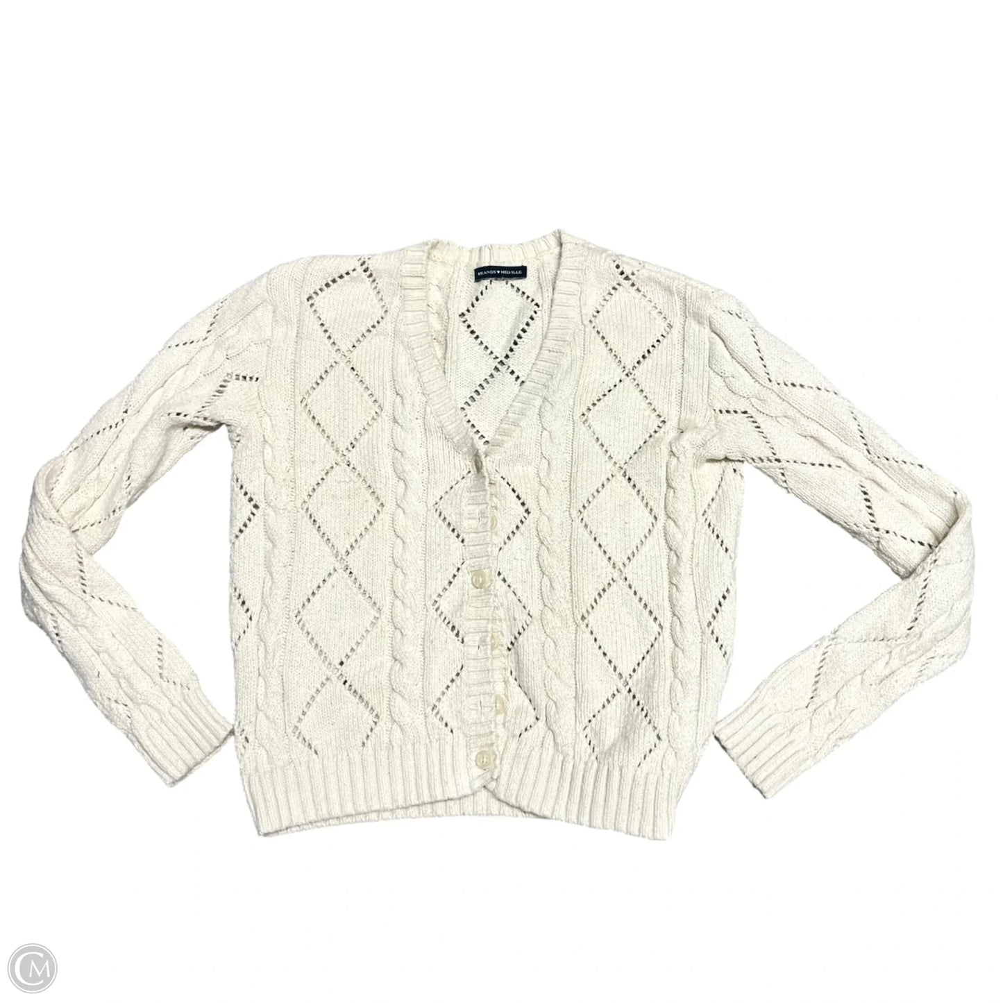 Sweater Cardigan By Brandy Melville In Cream, Size: Osfm
