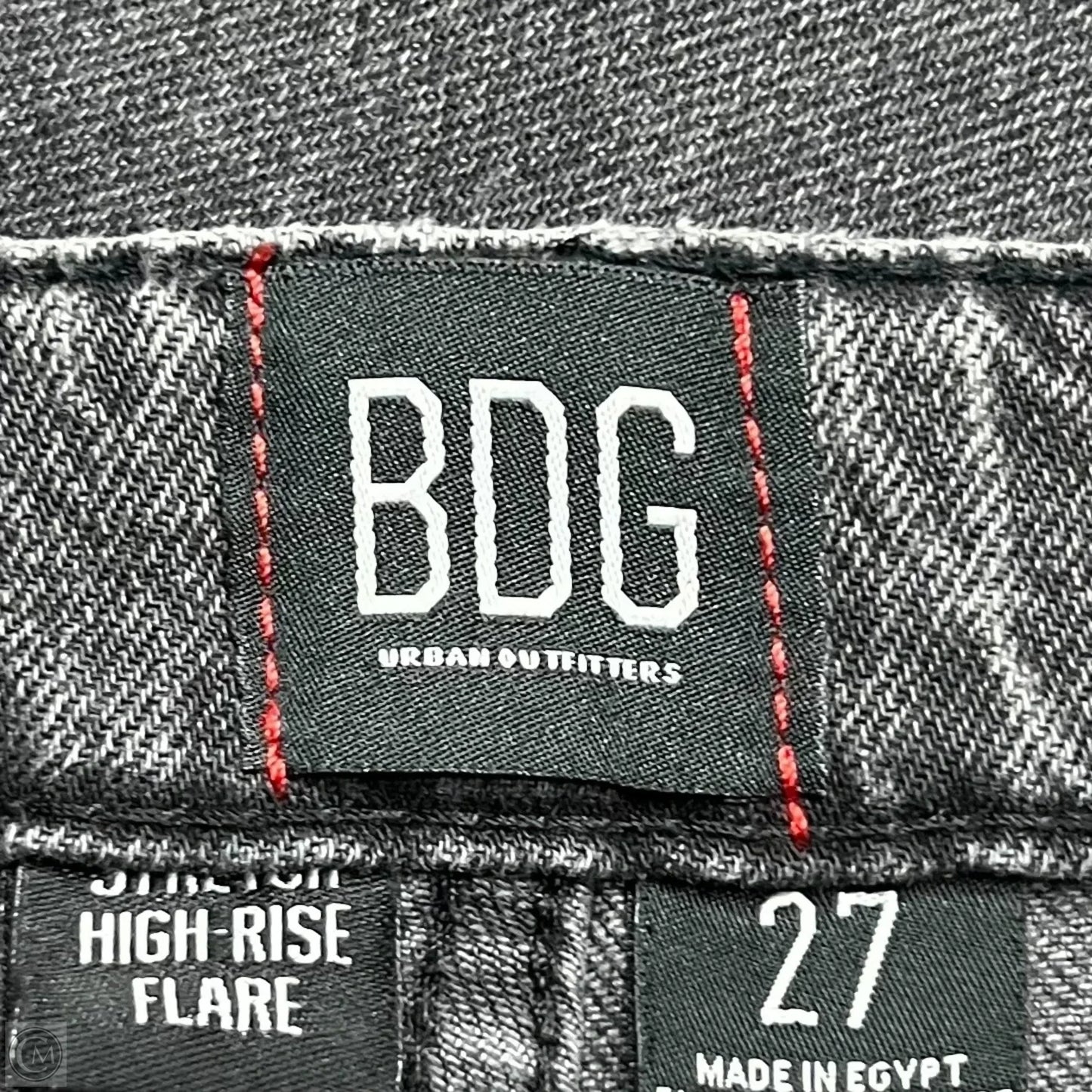 Jeans Flared By Bdg In Grey Denim, Size: 4
