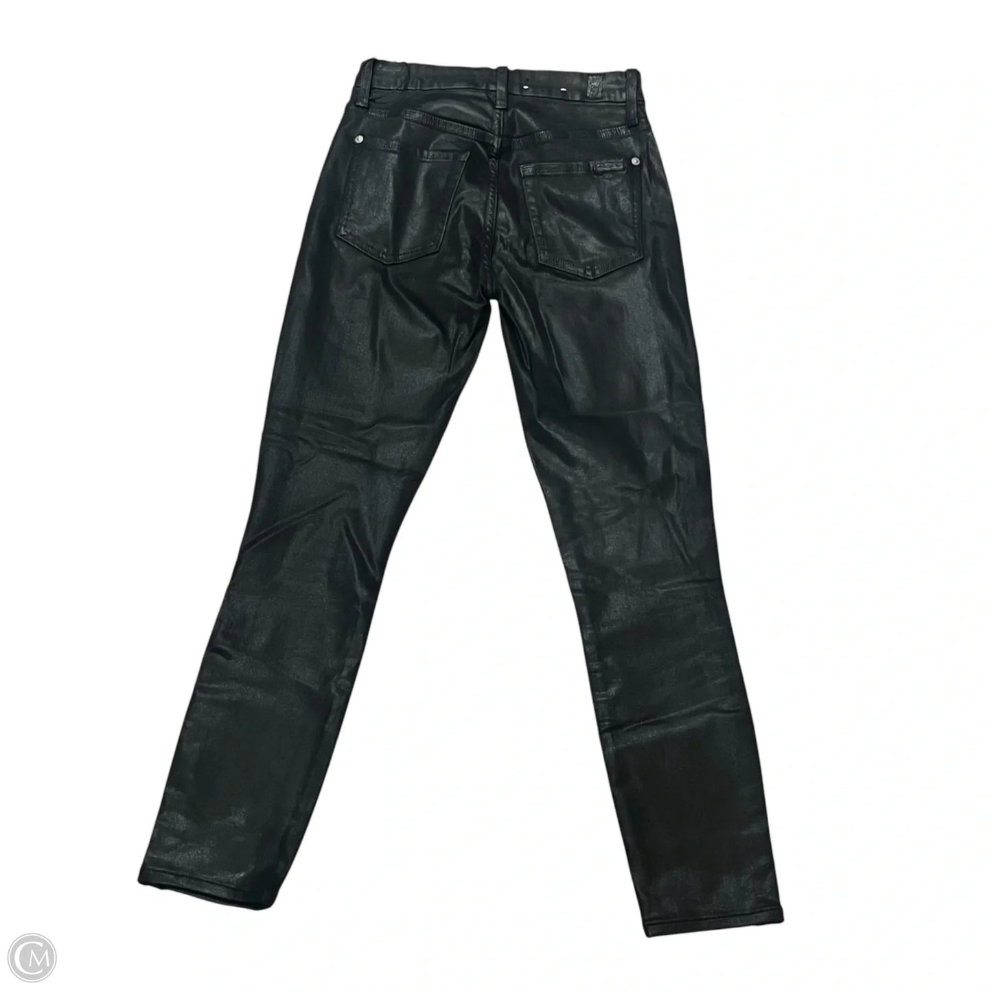 Jeans Skinny By 7 For All Mankind In Black, Size: 2